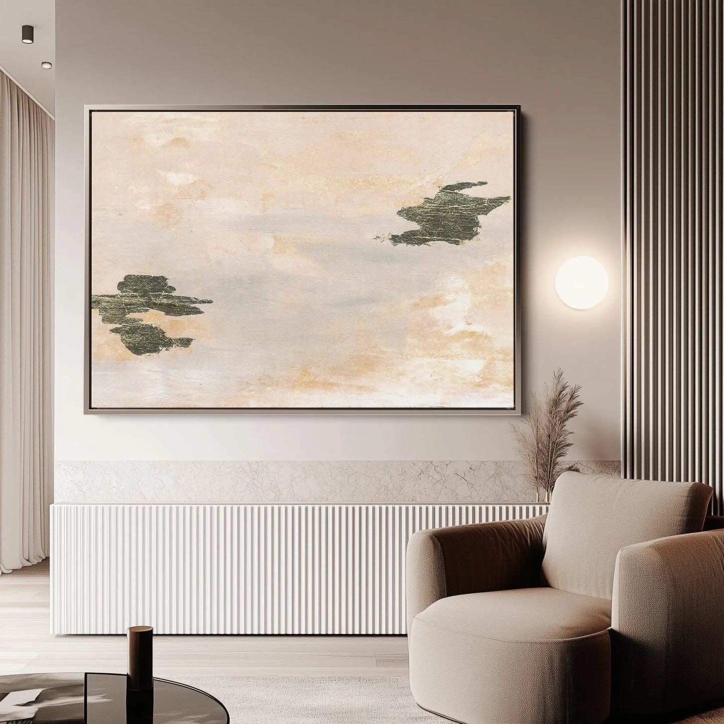 Abstract Canvas Wall Art WAD004-A 90 x 60 cm / Stretched on hidden frame