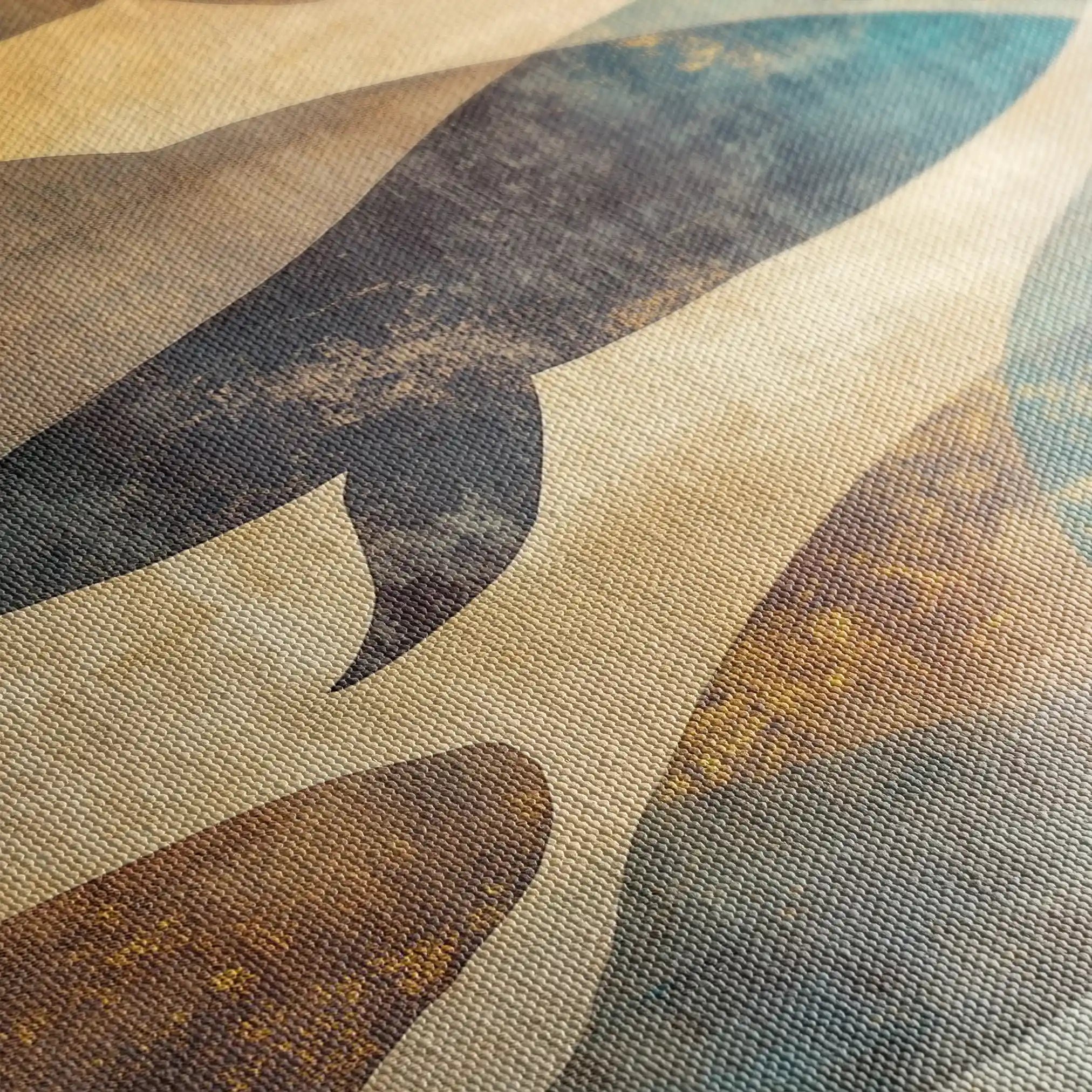 Animals 001 Canvas Art 60 x 40 cm / Black