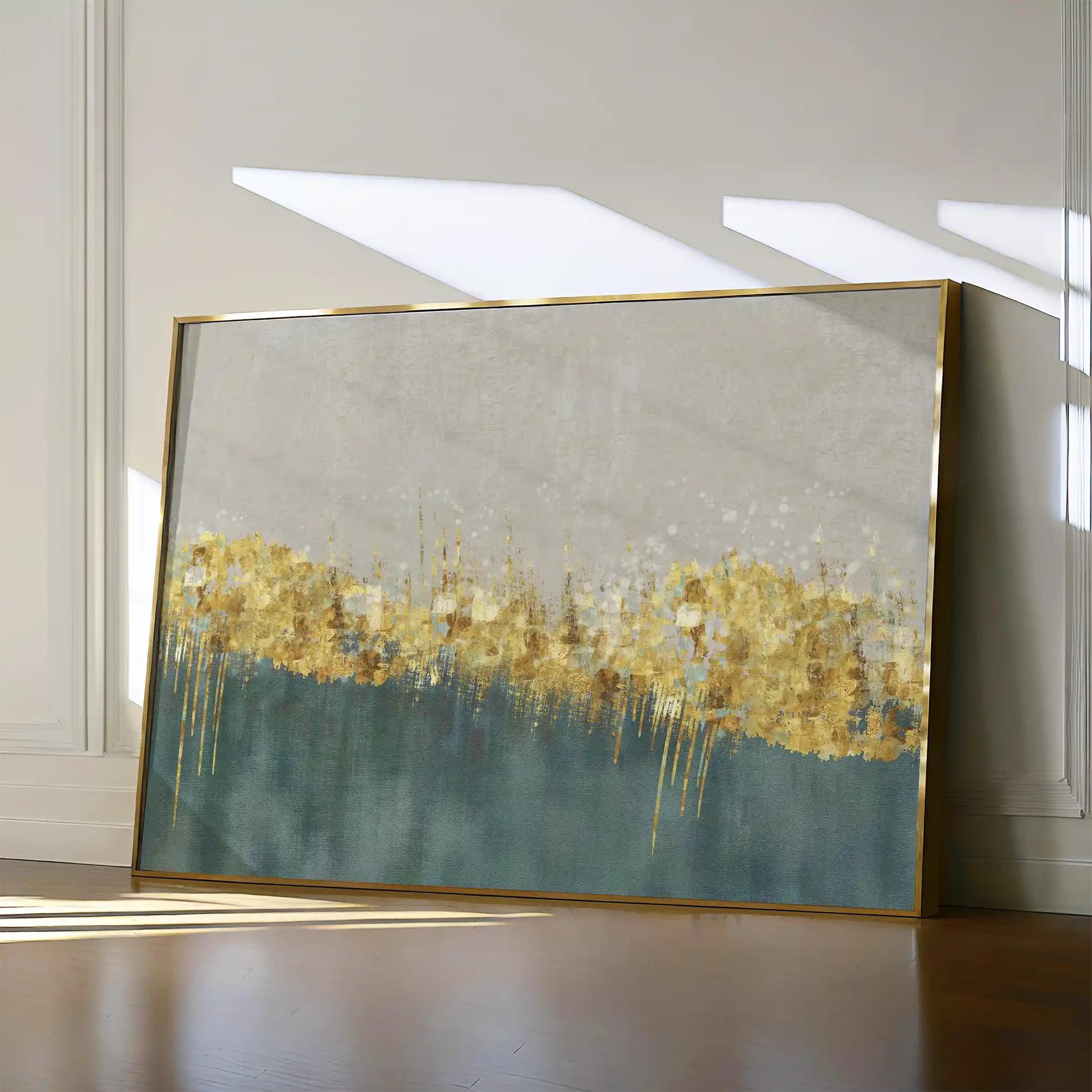 Abstract 001 Canvas Art 60 x 40 cm / Black