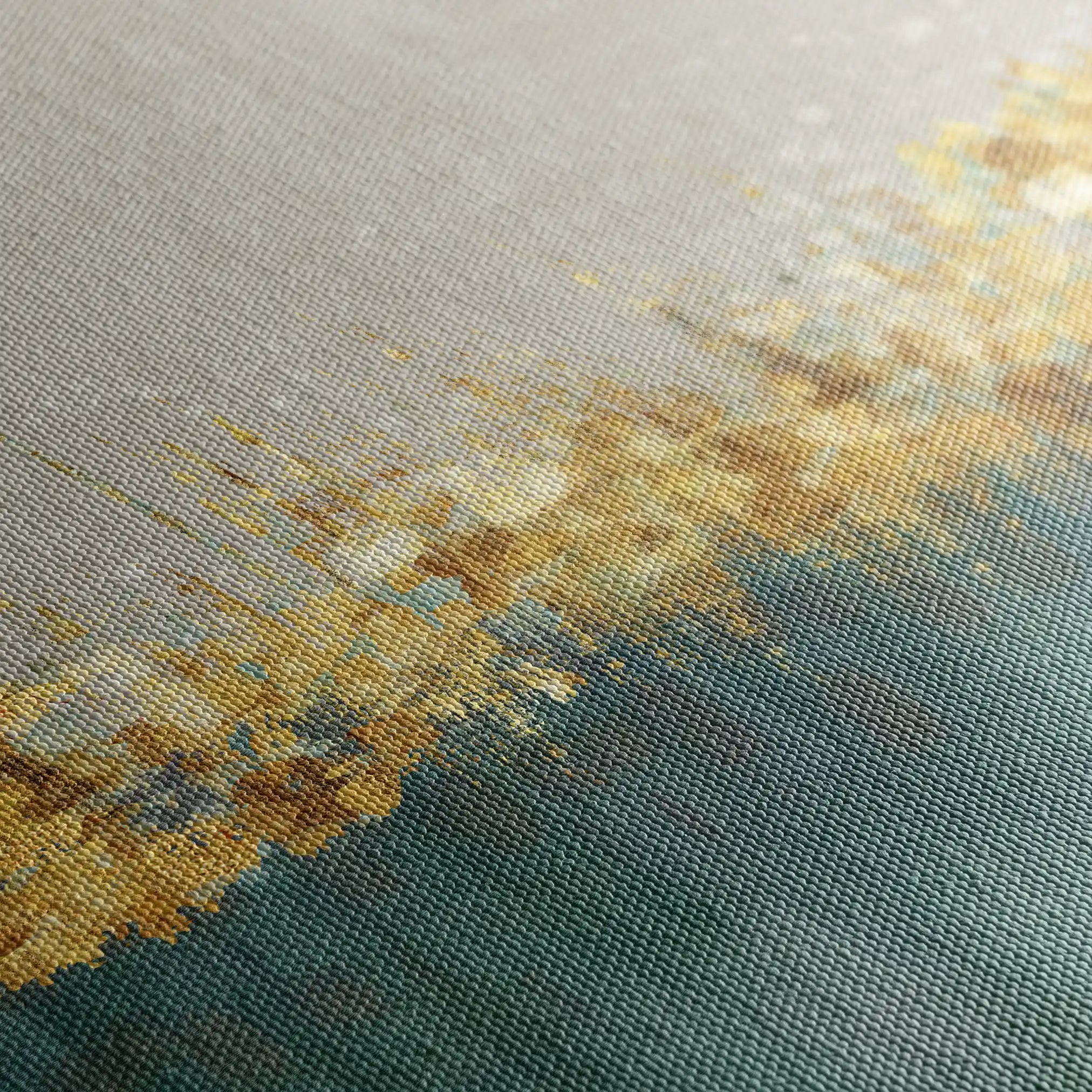 Abstract 001 Canvas Art 60 x 40 cm / Black