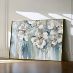 Floral 001 Canvas Art 60 x 40 cm / Black