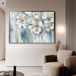 Floral 001 Canvas Art 60 x 40 cm / Black