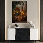 Orientalist 001 Canvas Art 60 x 40 cm / Black