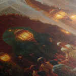 Orientalist 001 Canvas Art 60 x 40 cm / Black