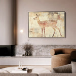 Animals 002 Canvas Art 60 x 40 cm / Black