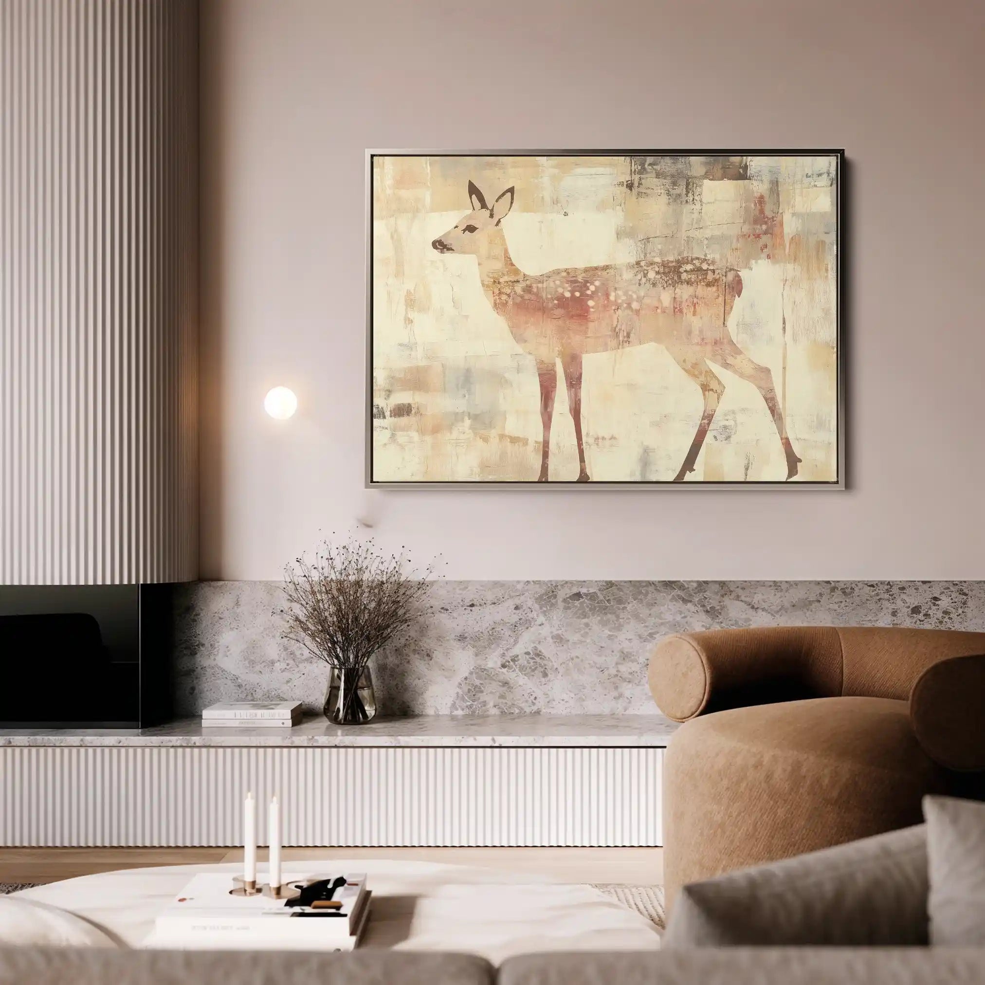 Animals 002 Canvas Art 60 x 40 cm / Black