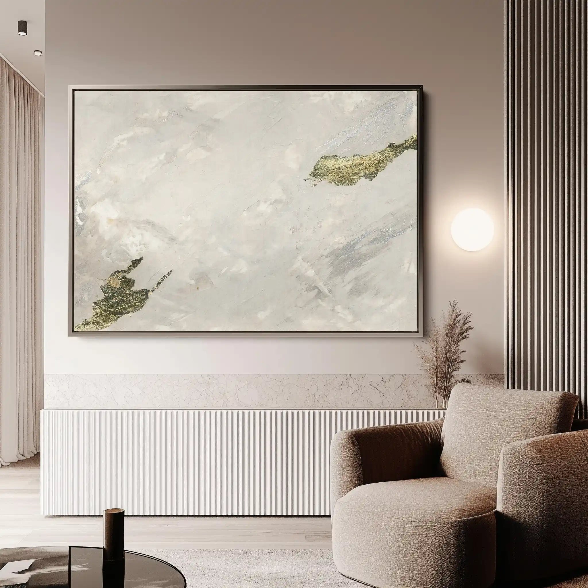 Abstract 002 Canvas Art 60 x 40 cm / Black