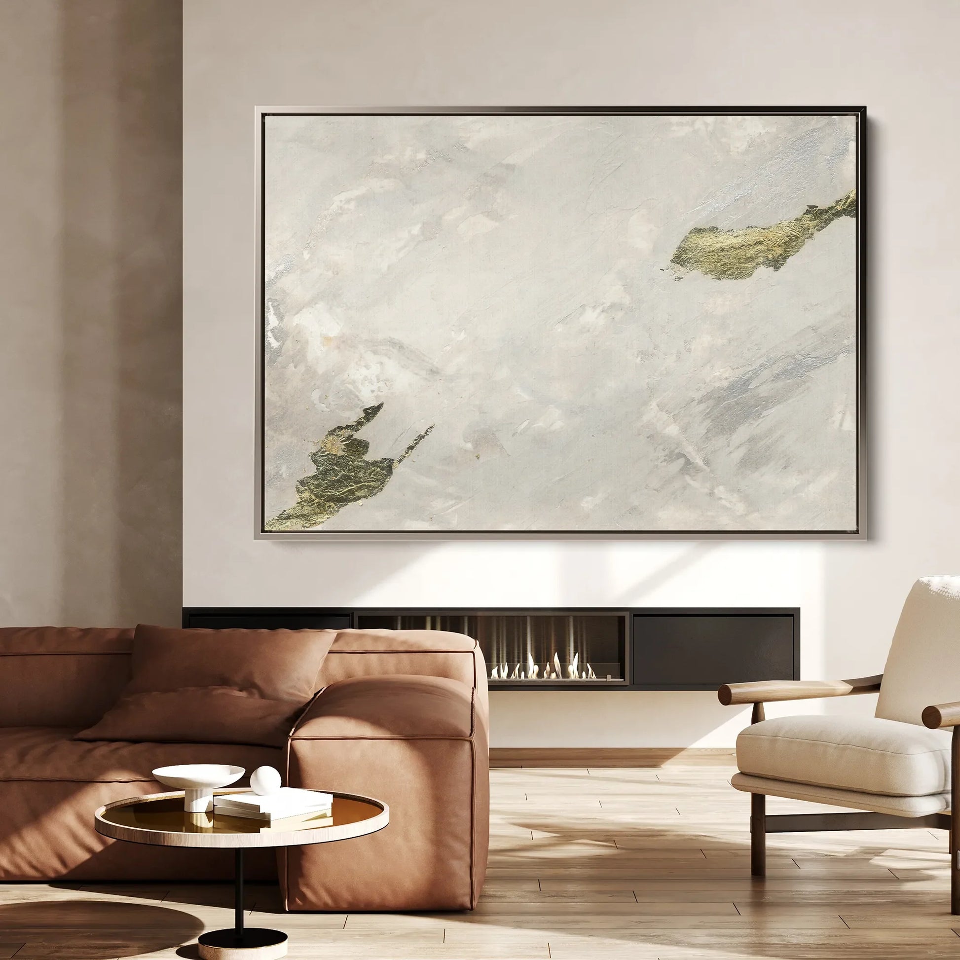 Abstract Canvas Wall Art WAD002-A 90 x 60 cm / Stretched on hidden frame