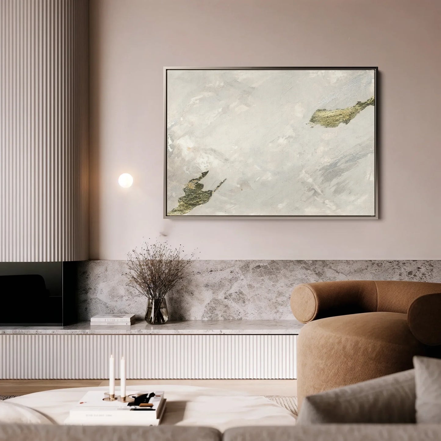 Abstract Canvas Wall Art WAD002-A 90 x 60 cm / Stretched on hidden frame