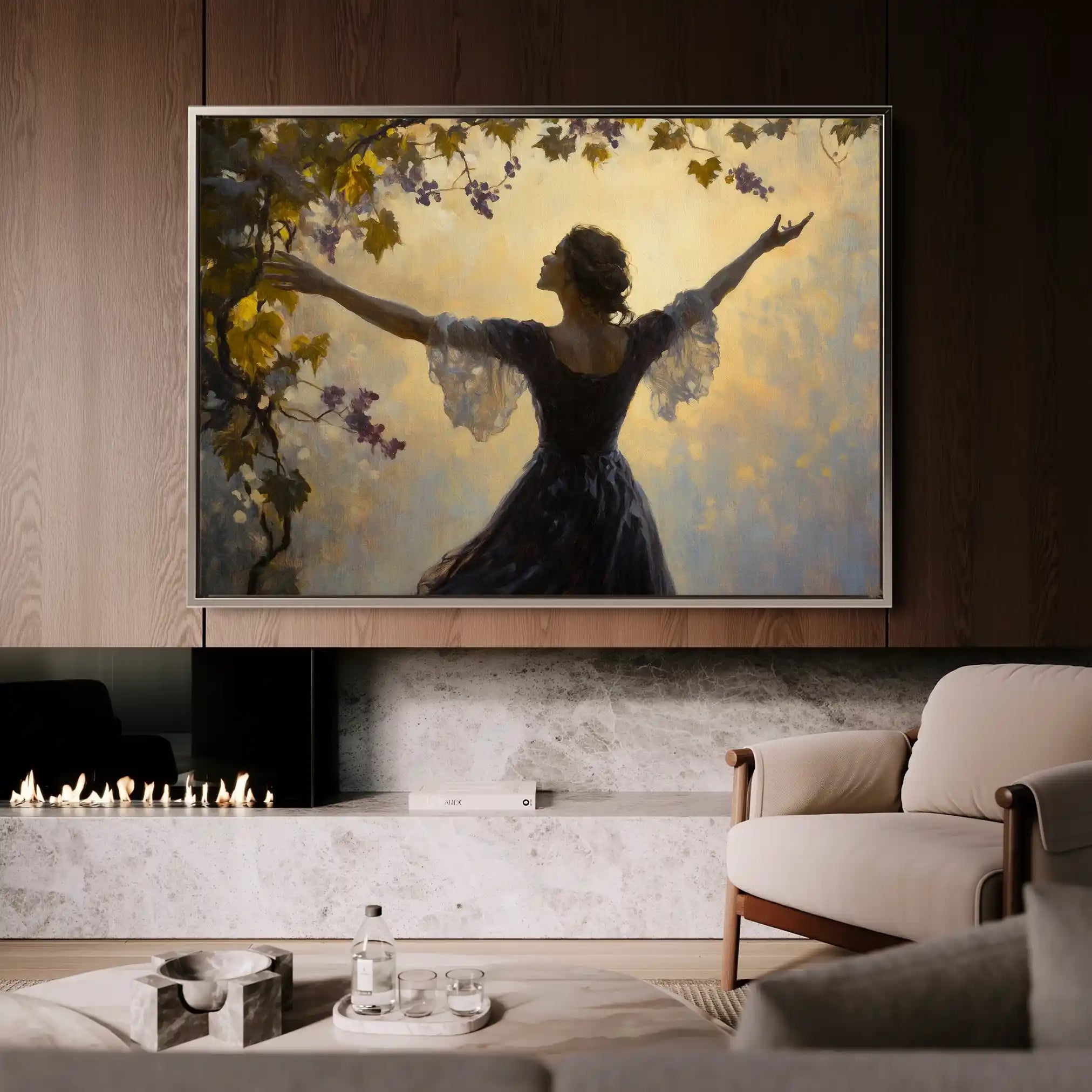 Classic 002 Canvas Art 60 x 40 cm / Black