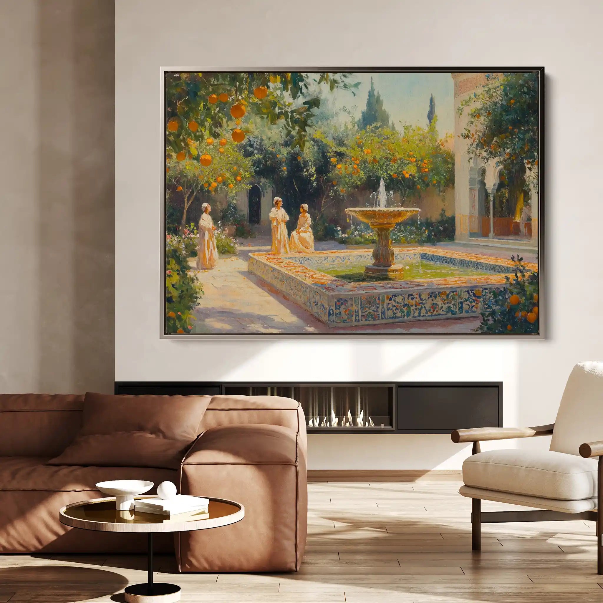 Orientalist 002 Canvas Art 60 x 40 cm / Black