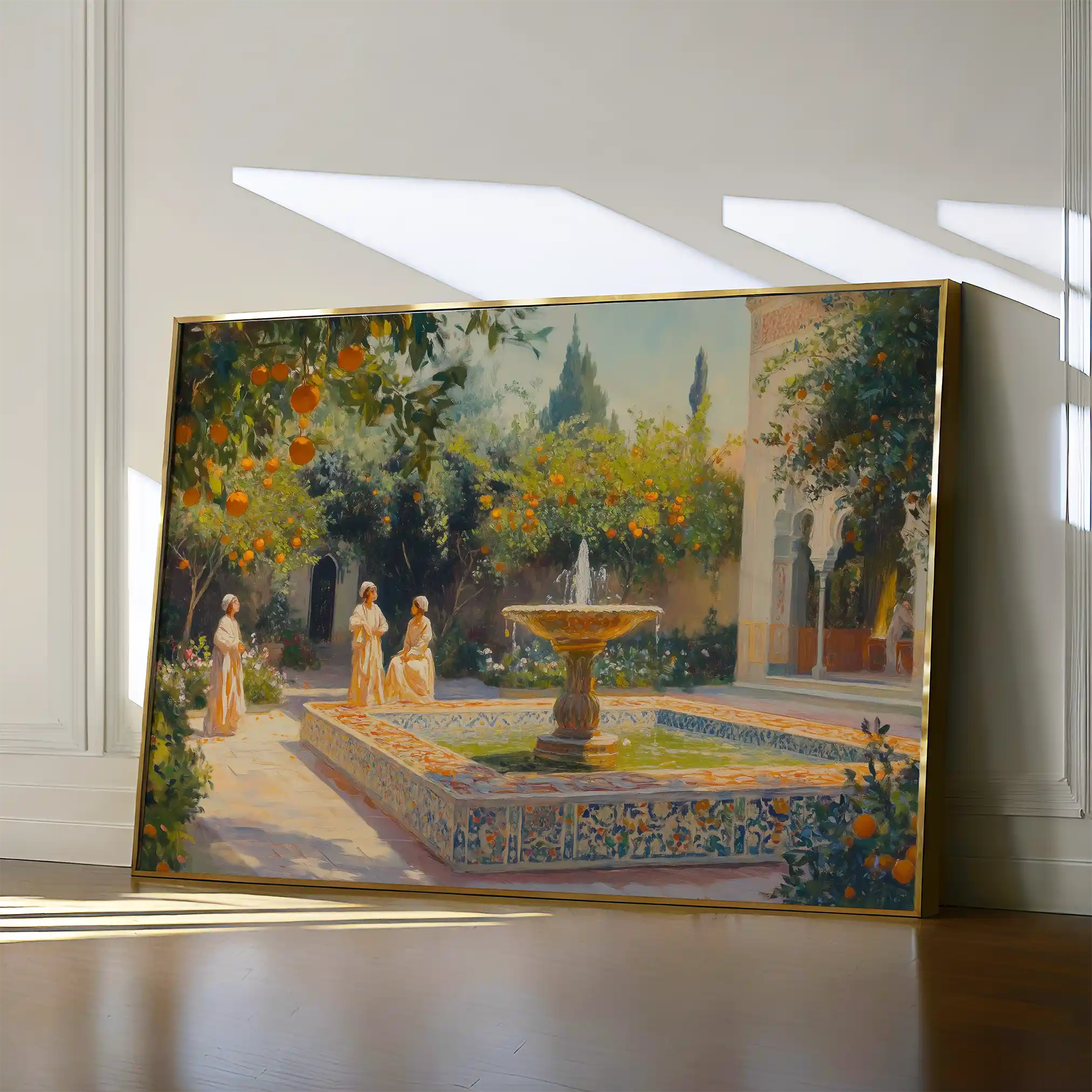 Orientalist 002 Canvas Art 60 x 40 cm / Black