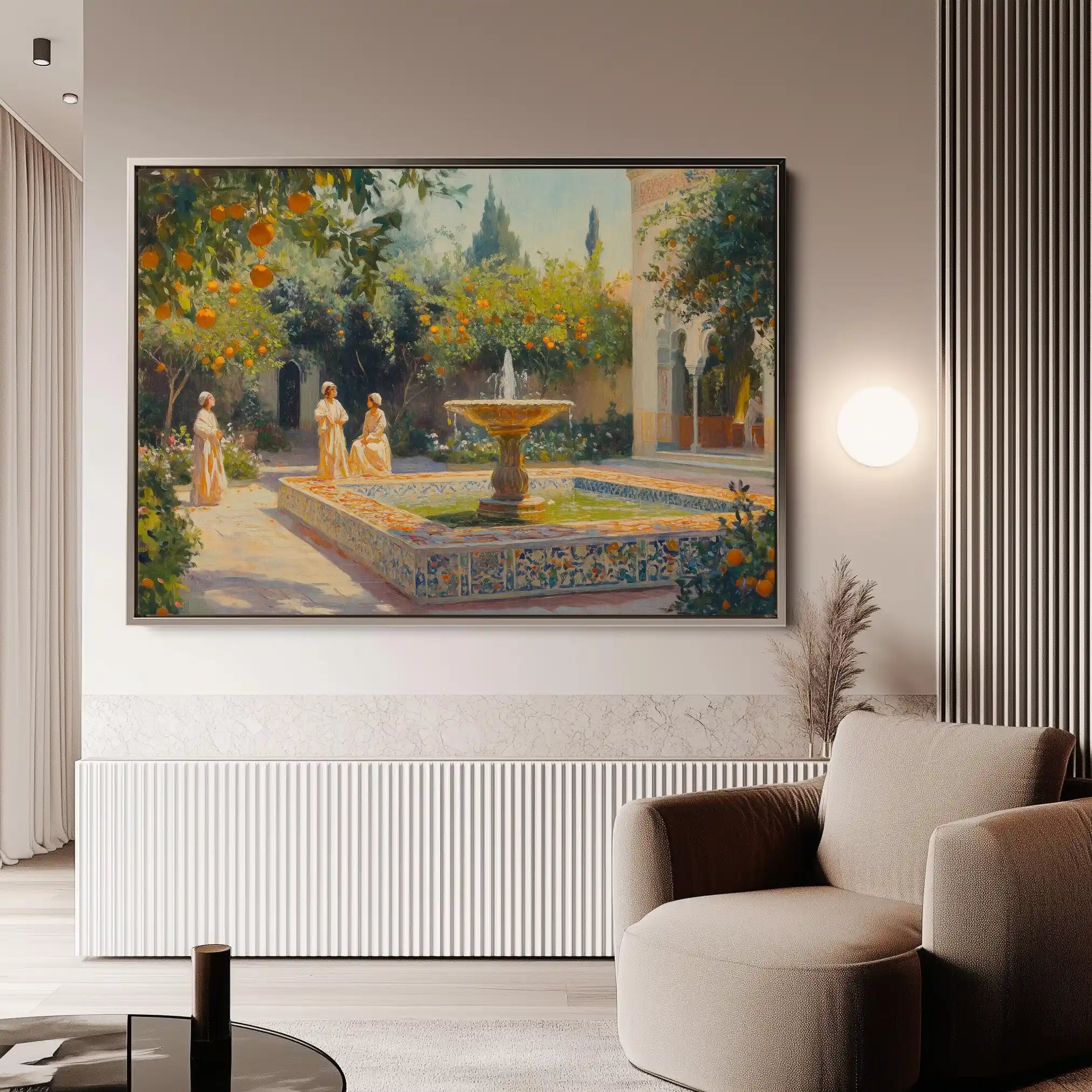 Orientalist 002 Canvas Art 60 x 40 cm / Black