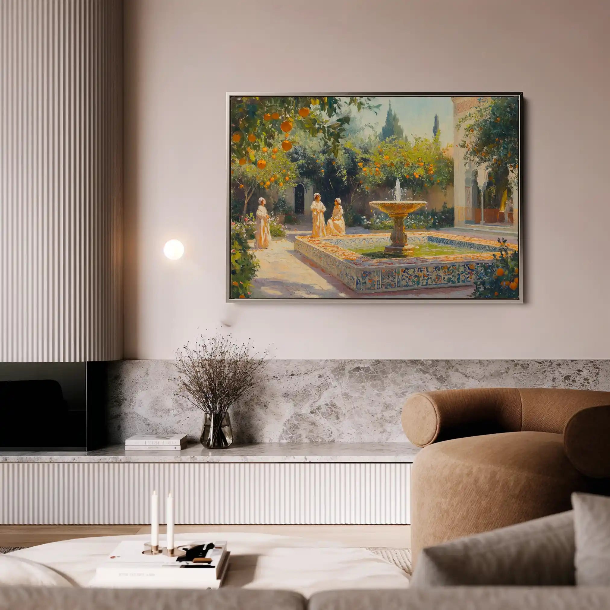 Orientalist 002 Canvas Art 60 x 40 cm / Black