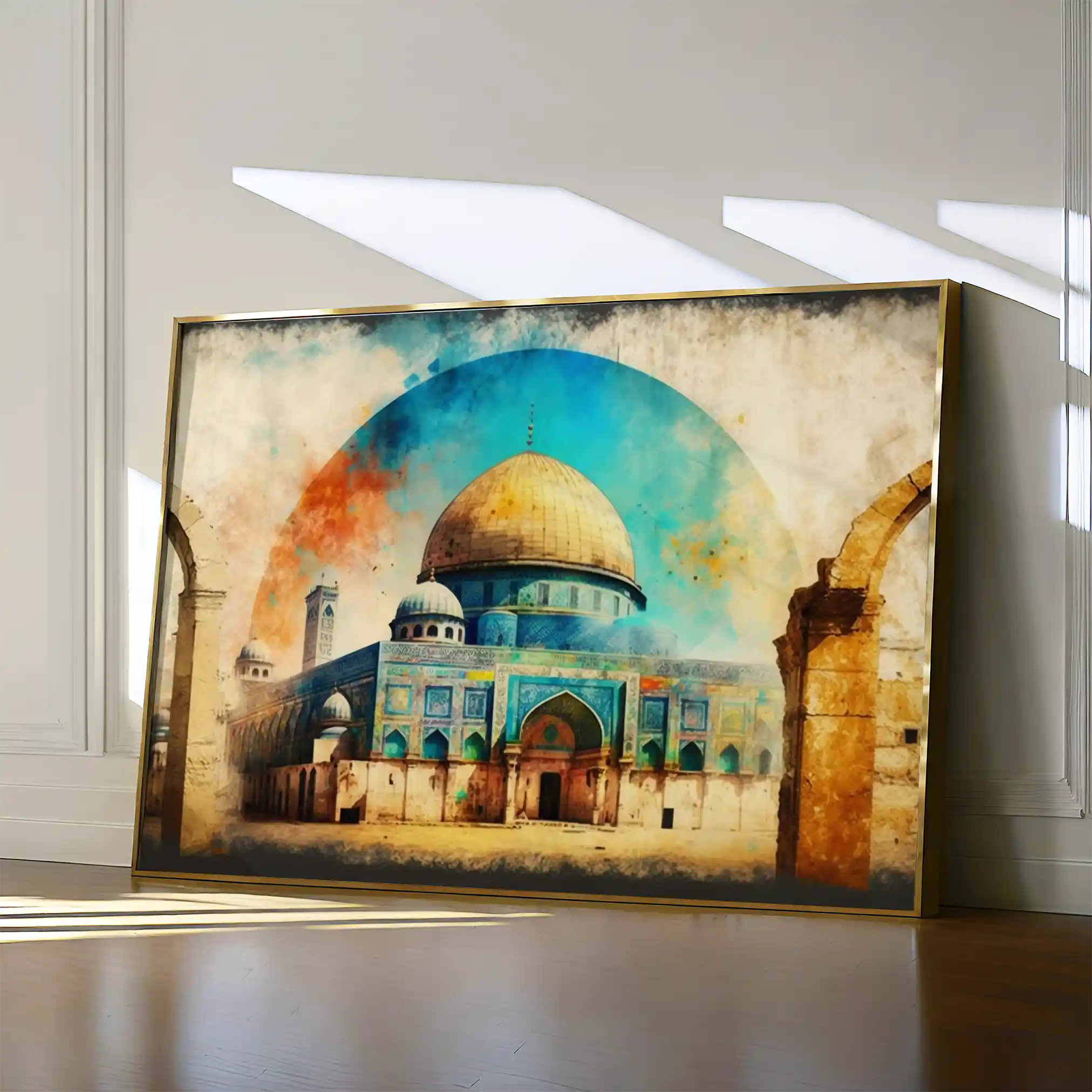Palestine 002 Canvas Art 60 x 40 cm / Black