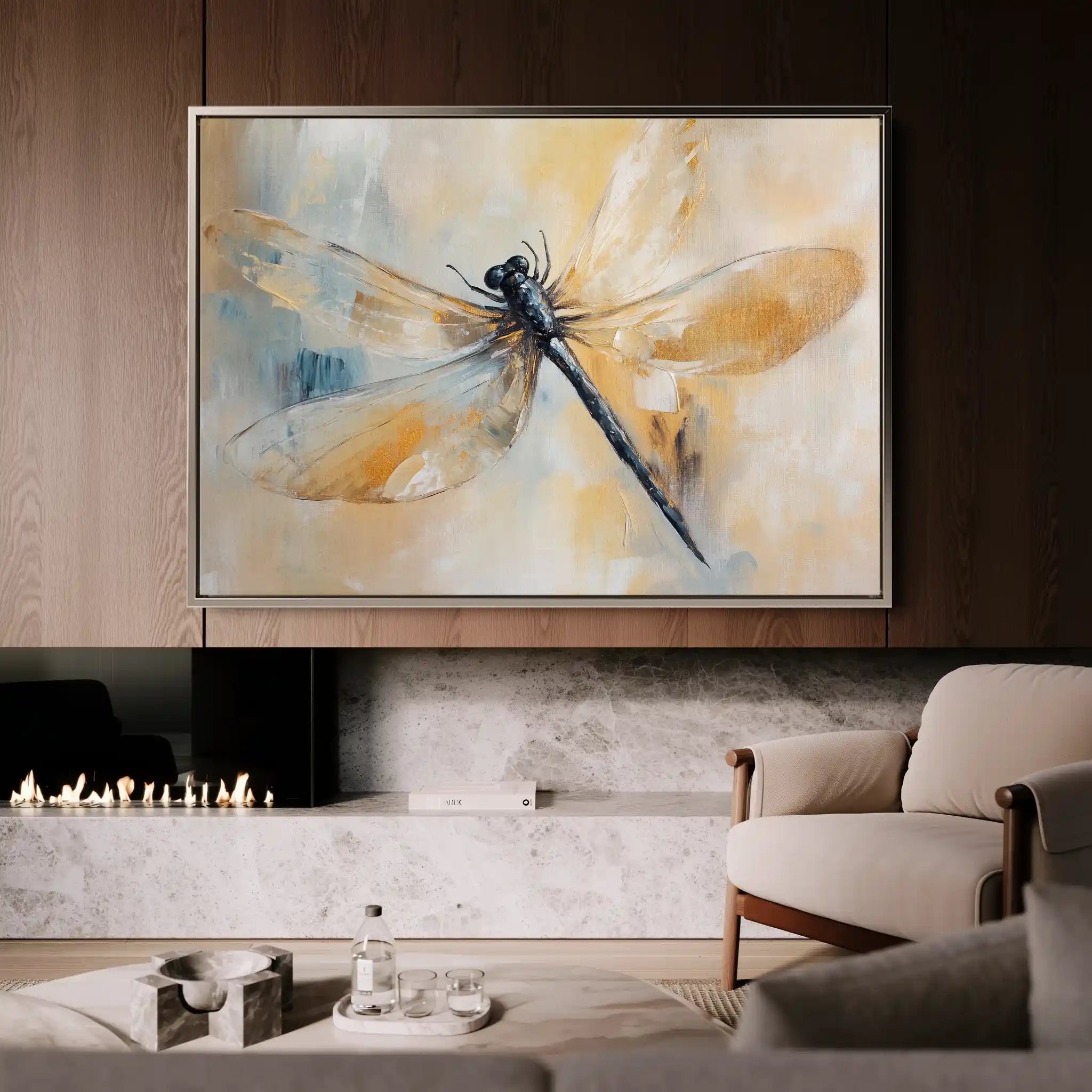 Animals 003 Canvas Art 60 x 40 cm / Black