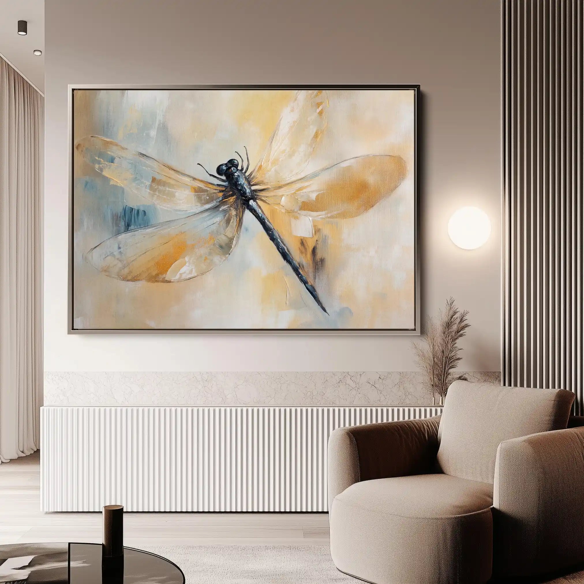 Animals 003 Canvas Art 60 x 40 cm / Black