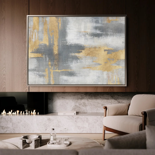 Abstract Canvas Wall Art WAD003-A 90 x 60 cm / Stretched on hidden frame