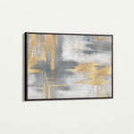 Abstract 003 Canvas Art 60 x 40 cm / Black