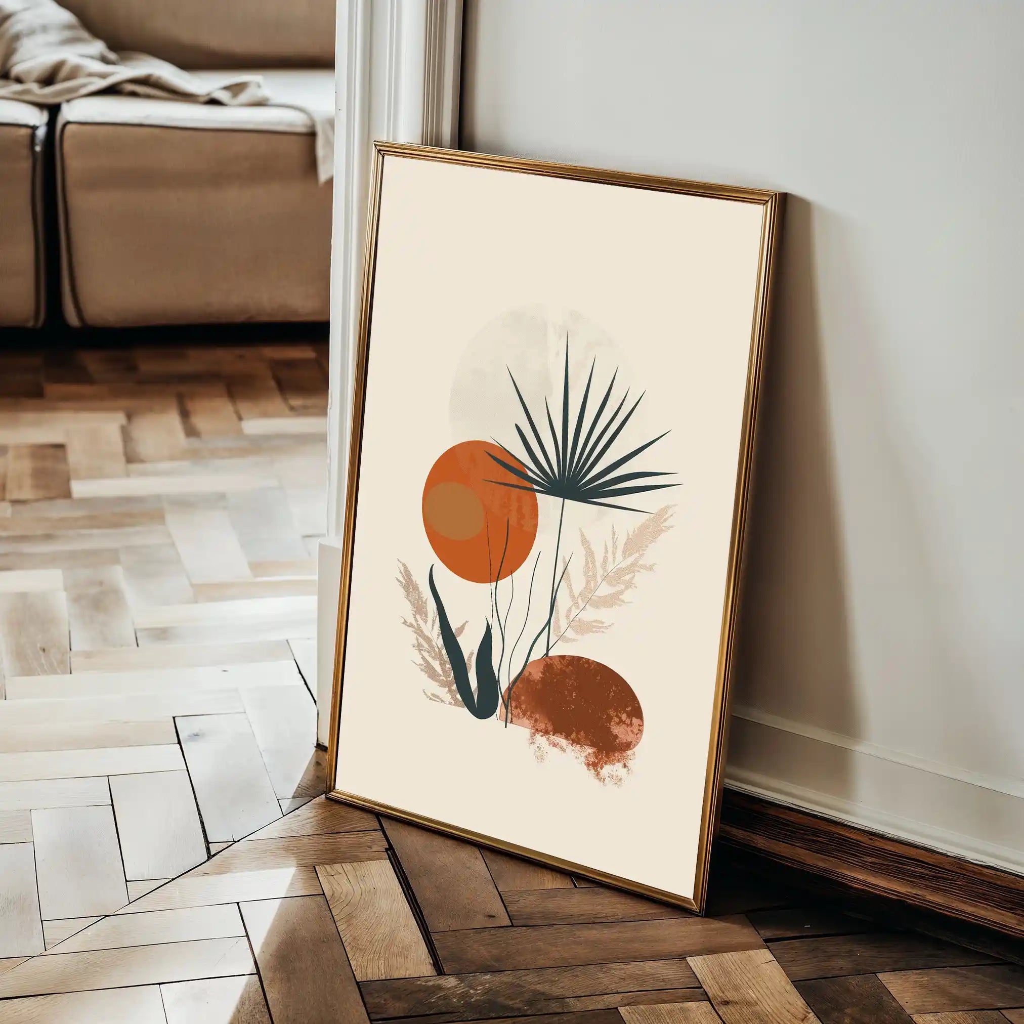 Boho 003 Canvas Art 60 x 40 cm / Black