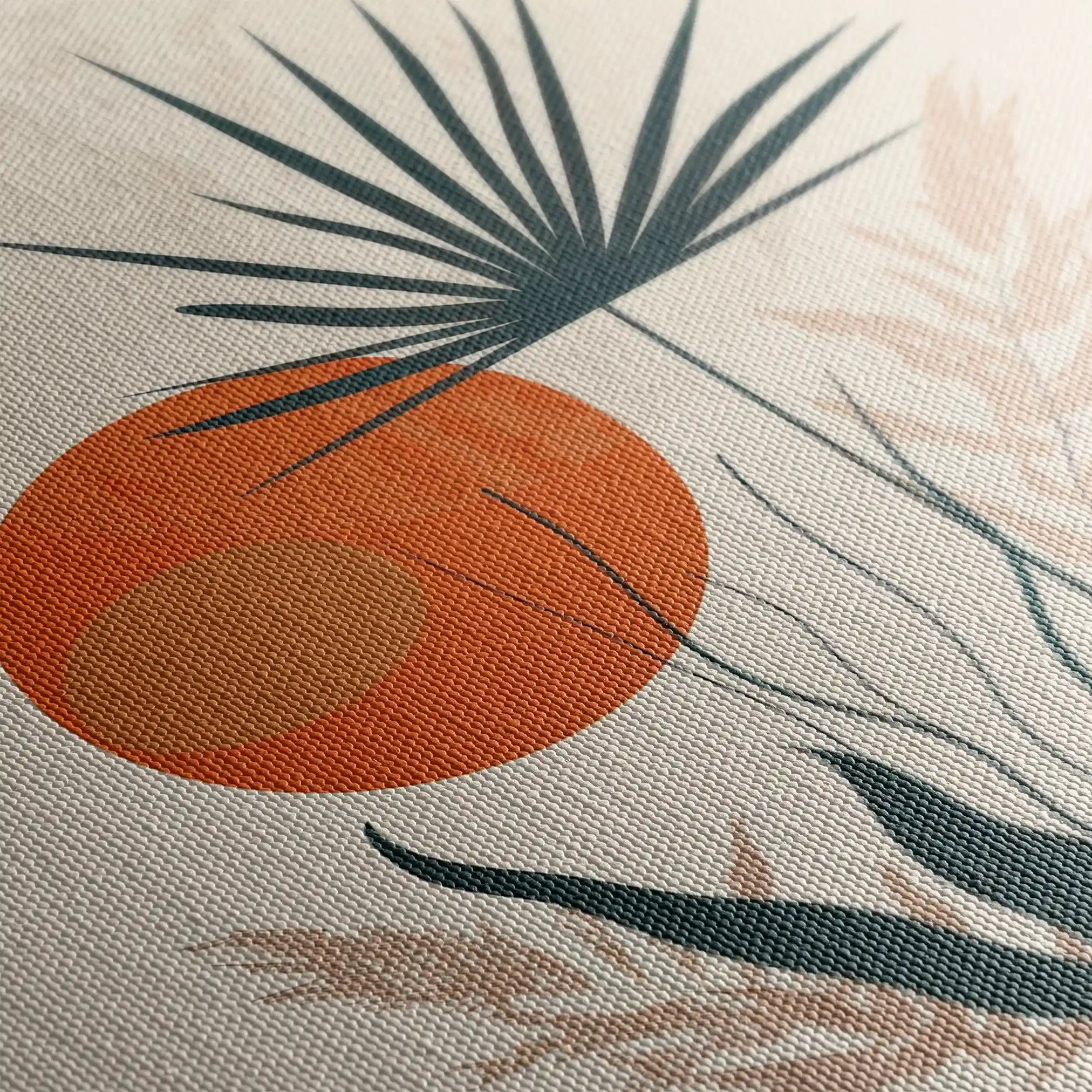 Boho 003 Canvas Art 60 x 40 cm / Black