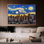 Landscape 003 Canvas Art 60 x 40 cm / Black