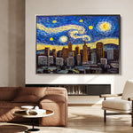 Landscape 003 Canvas Art 60 x 40 cm / Black