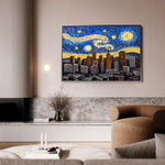 Landscape 003 Canvas Art 60 x 40 cm / Black