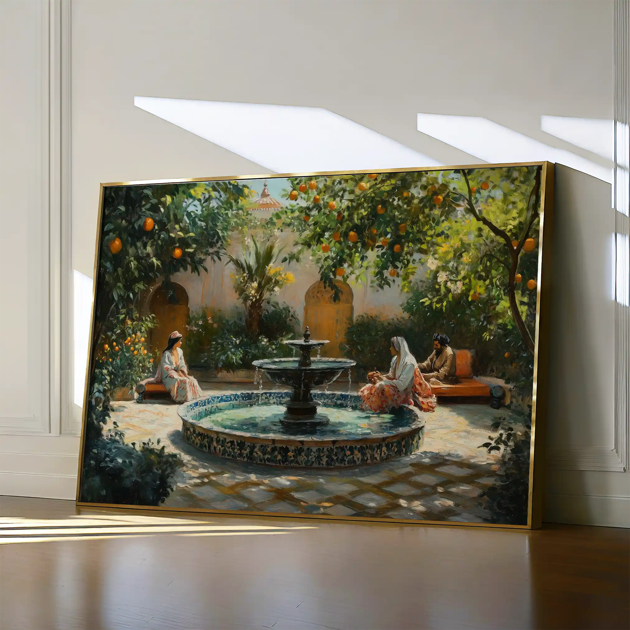 Orientalist 003 Canvas Art 60 x 40 cm / Black