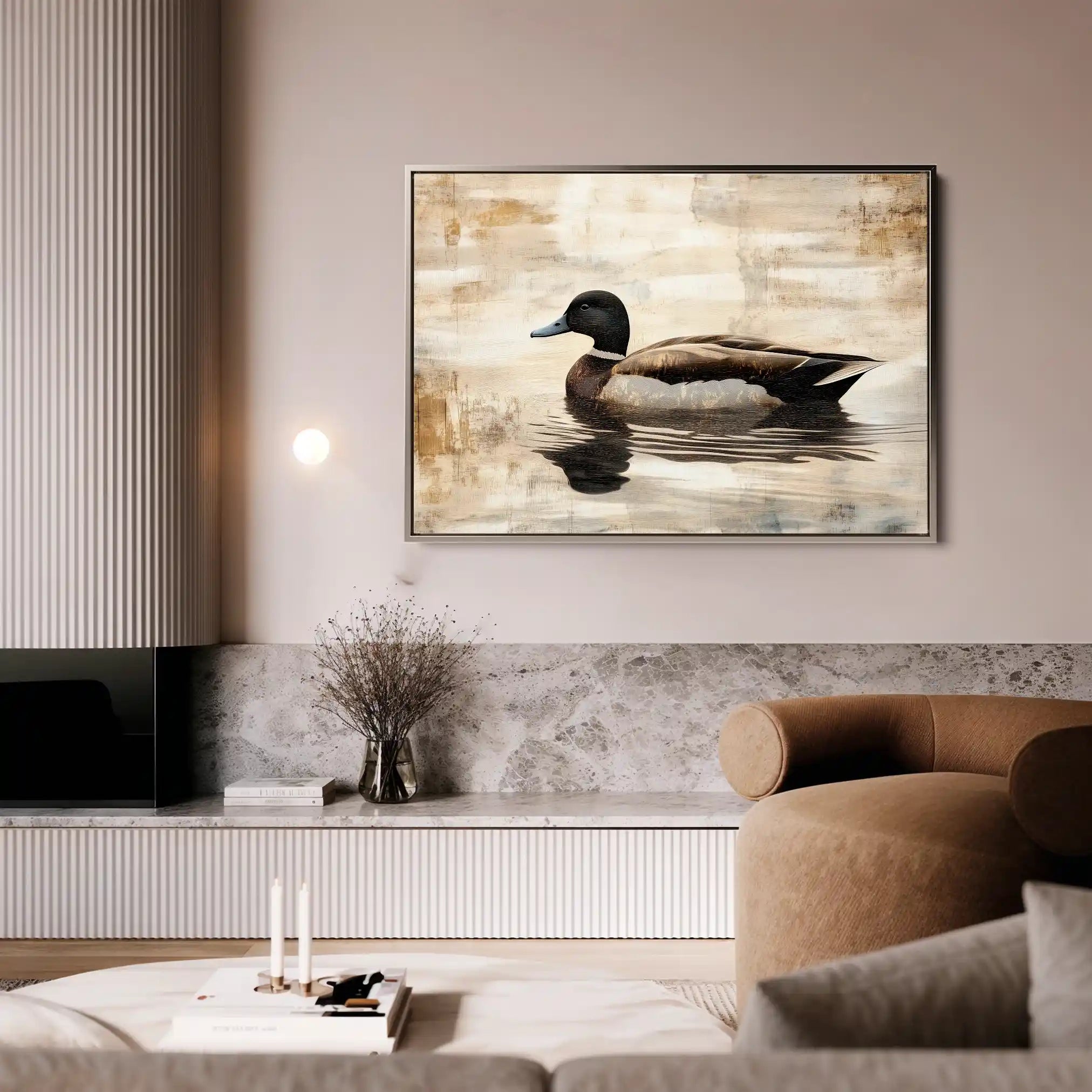 Animals 004 Canvas Art 60 x 40 cm / Black