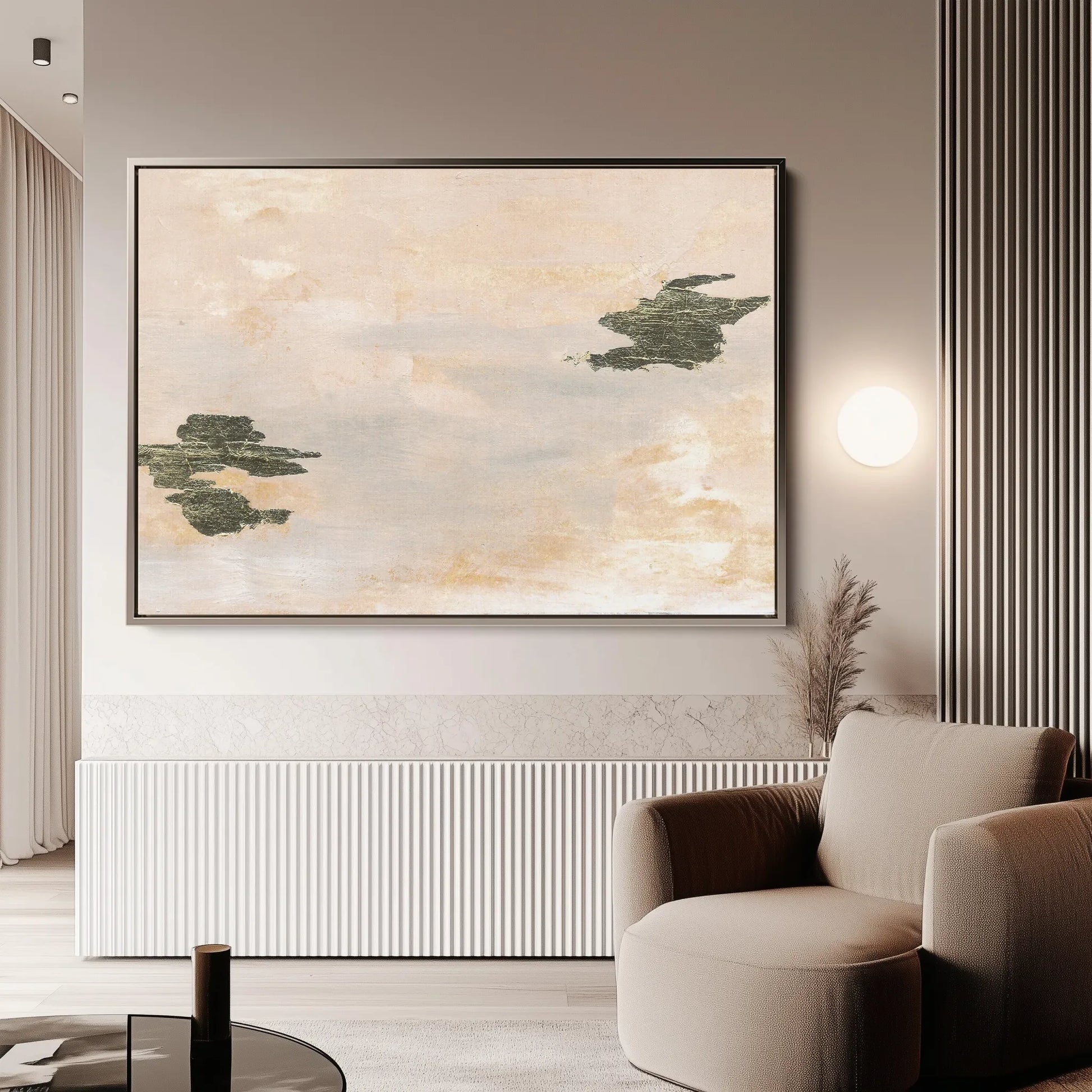 Abstract Canvas Wall Art WAD004-A 90 x 60 cm / Stretched on hidden frame