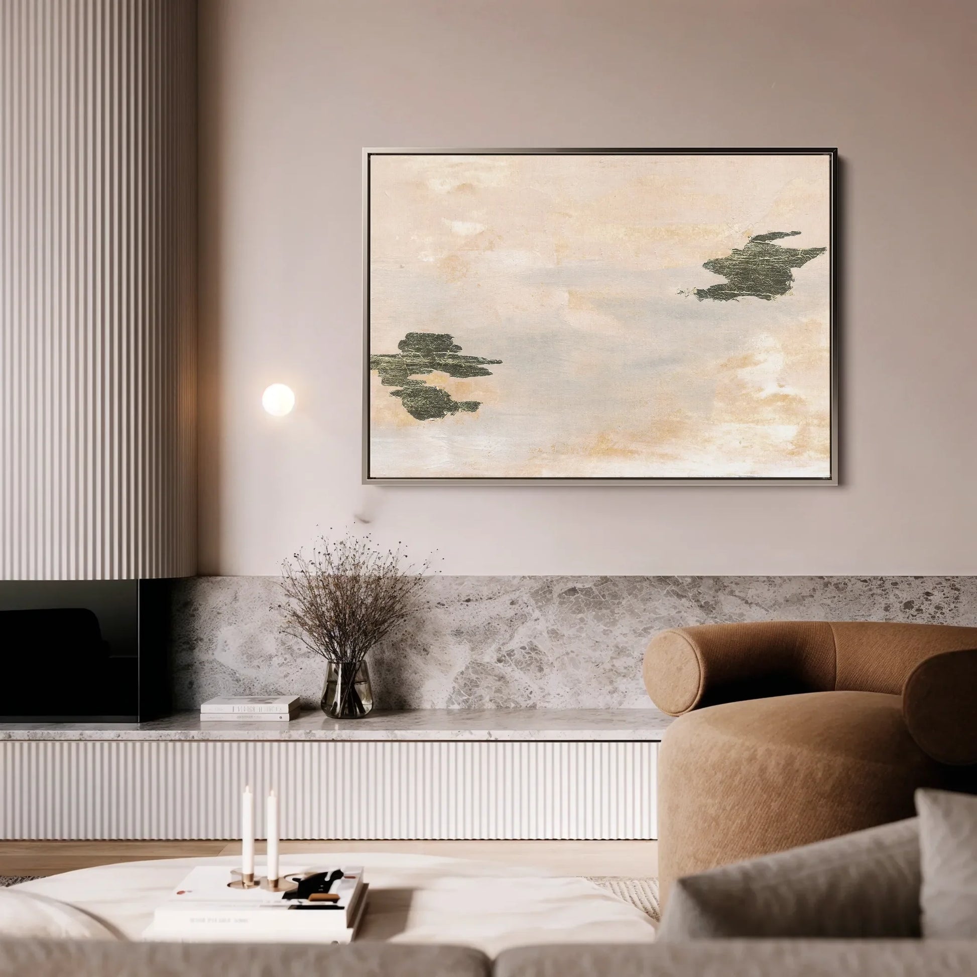 Abstract Canvas Wall Art WAD004-A 90 x 60 cm / Stretched on hidden frame