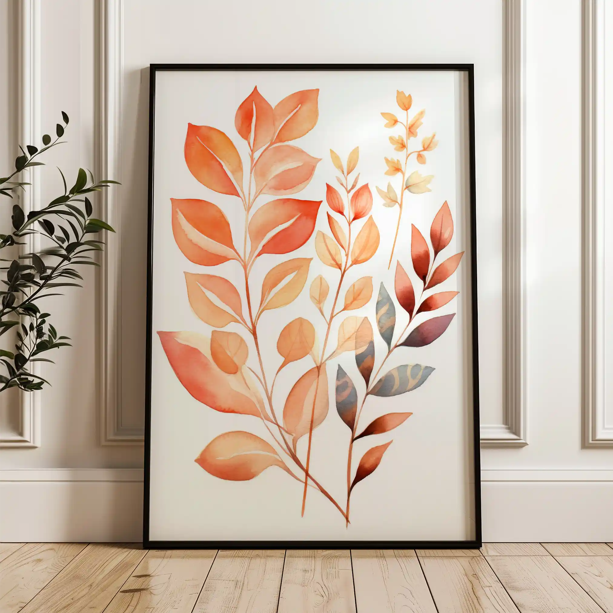 Boho 004 Canvas Art 60 x 40 cm / Black