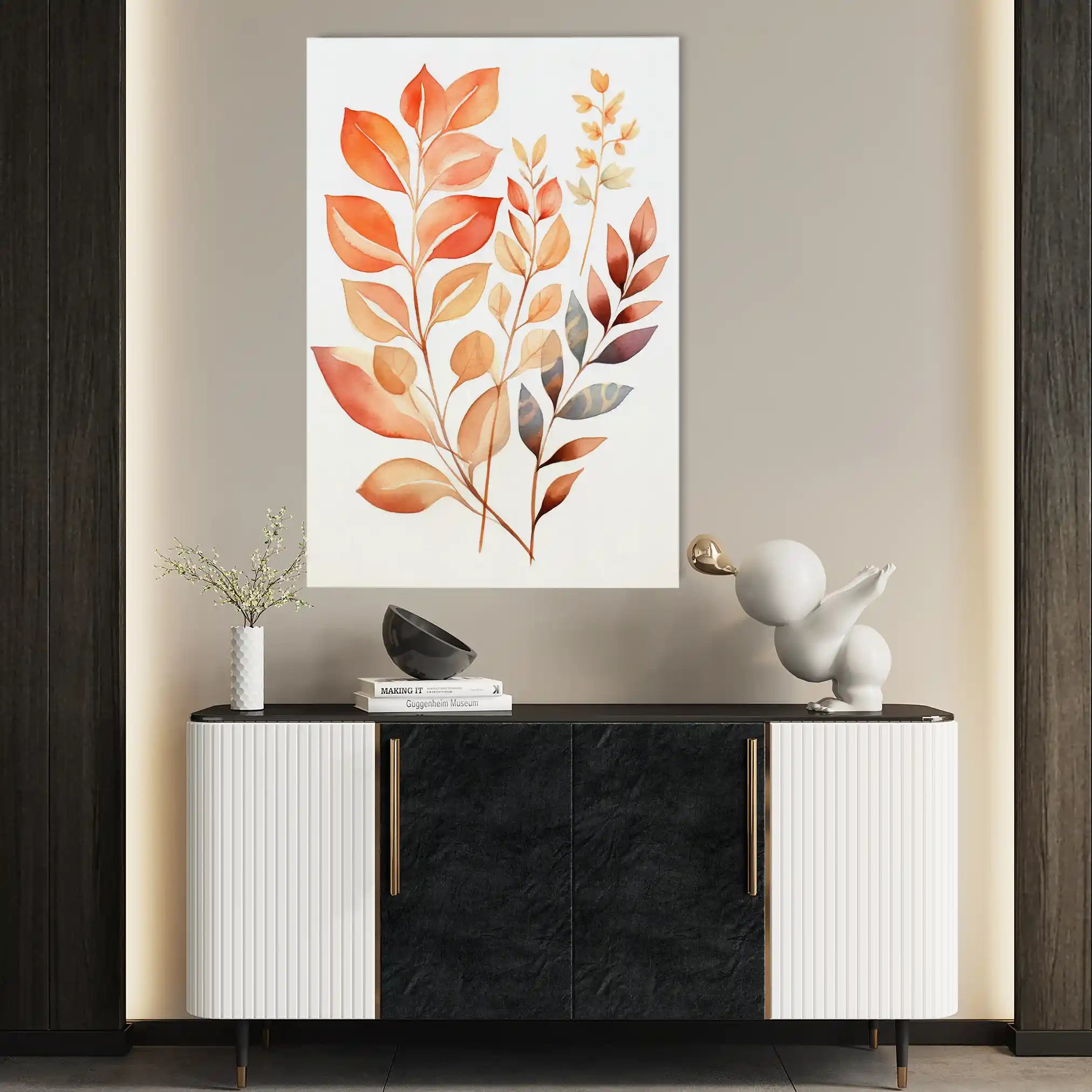 Boho 004 Canvas Art 60 x 40 cm / Black