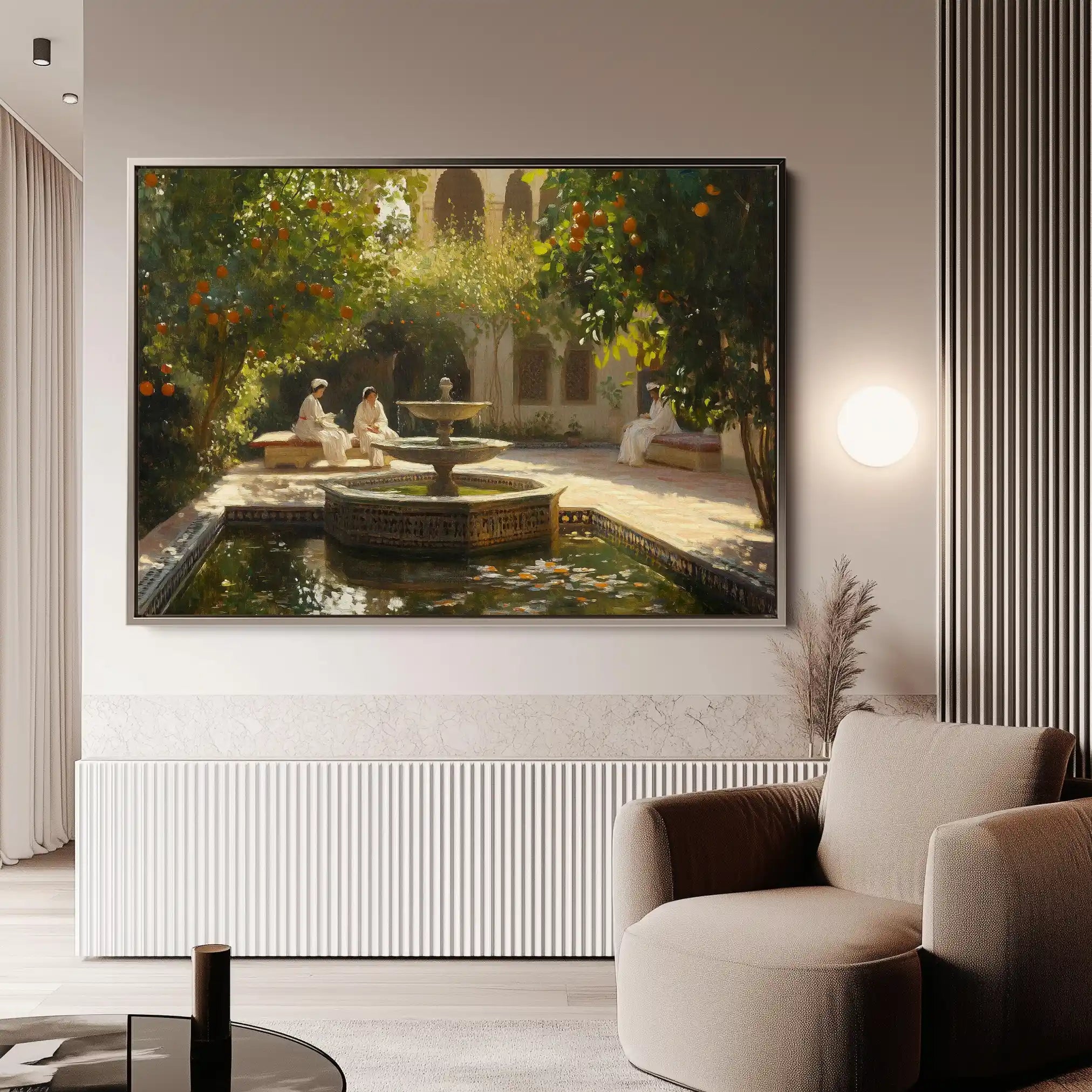 Orientalist 004 Canvas Art 60 x 40 cm / Black