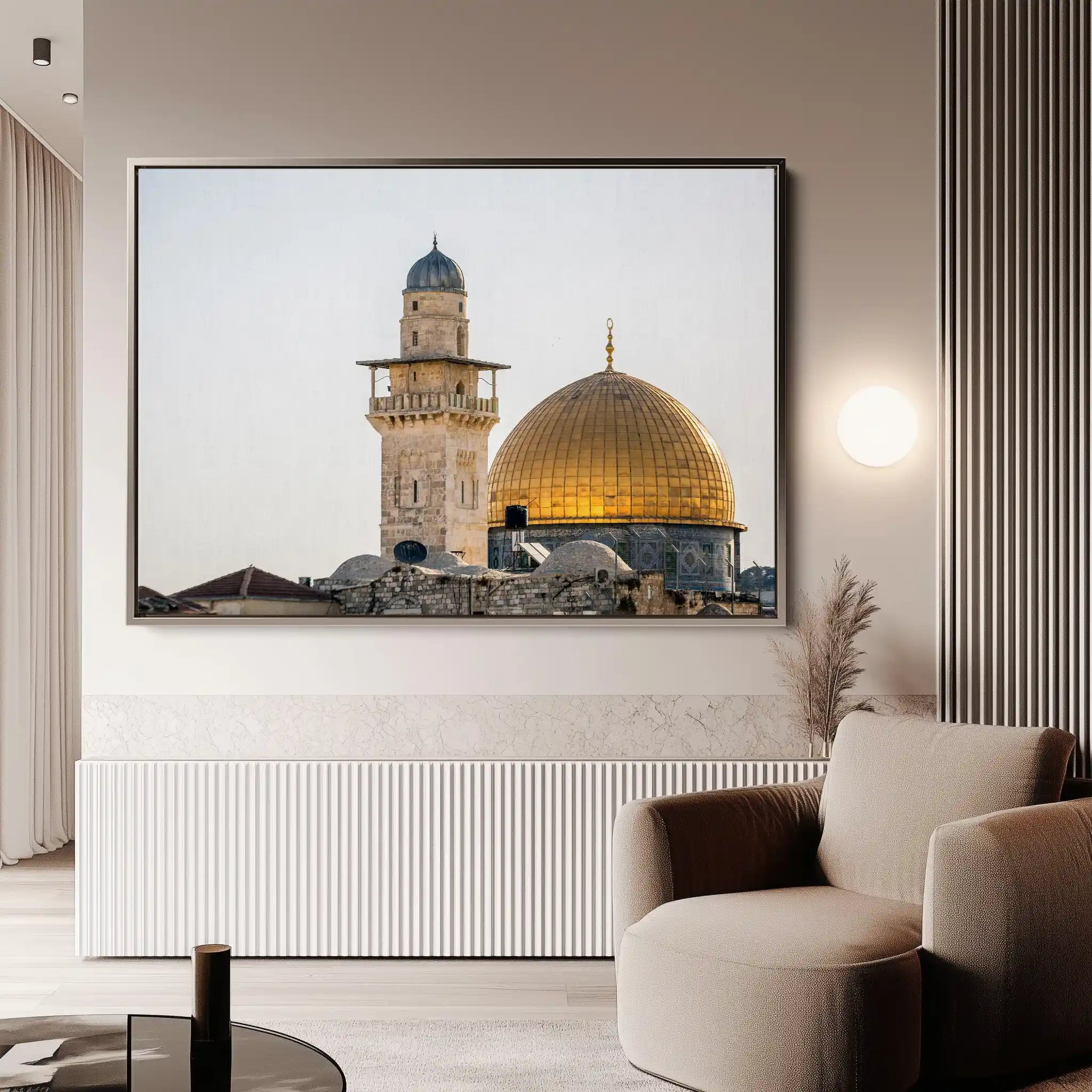 Palestine 004 Canvas Art 60 x 40 cm / Black
