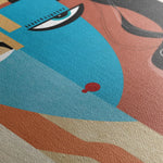 Portrait 004 Canvas Art 60 x 40 cm / Black