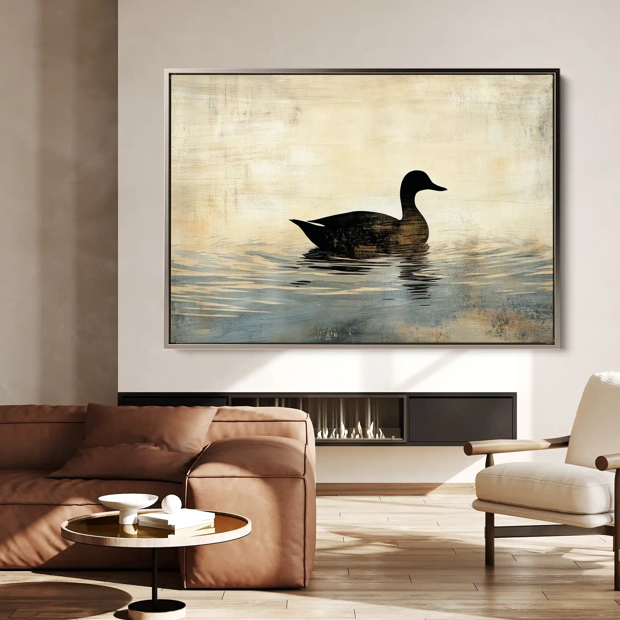Animals 005 Canvas Art 60 x 40 cm / Black