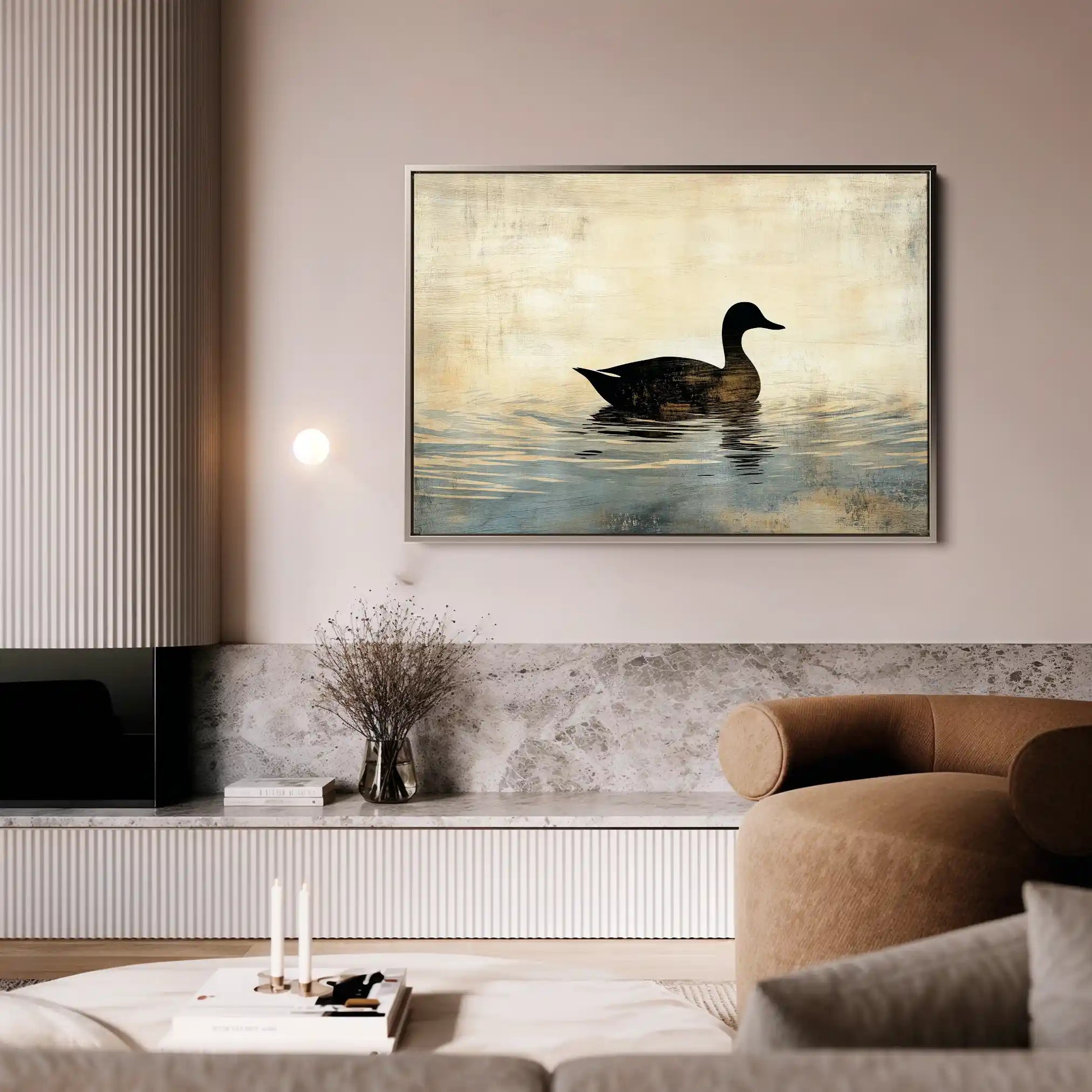 Animals 005 Canvas Art 60 x 40 cm / Black