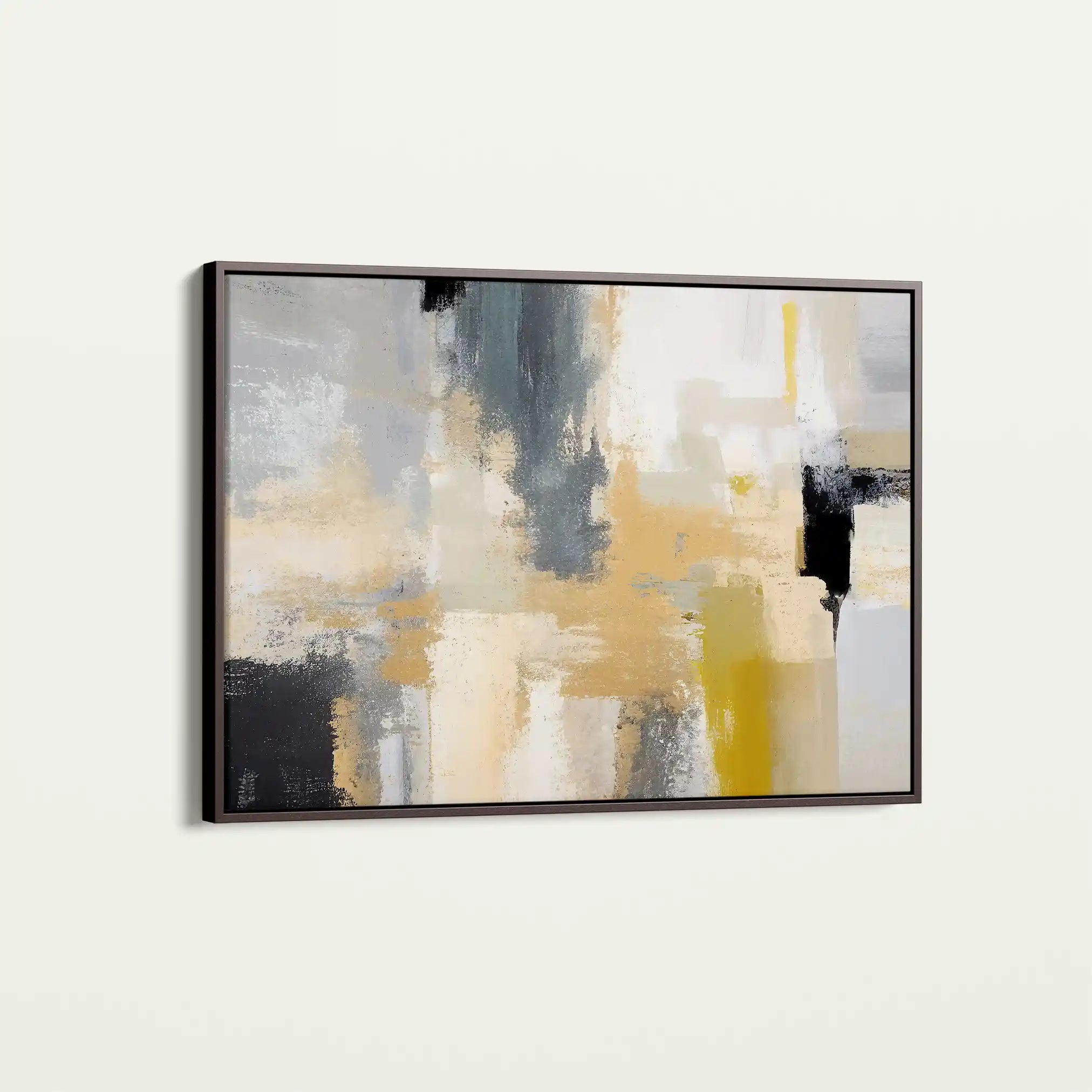 Abstract 005 Canvas Art 60 x 40 cm / Black
