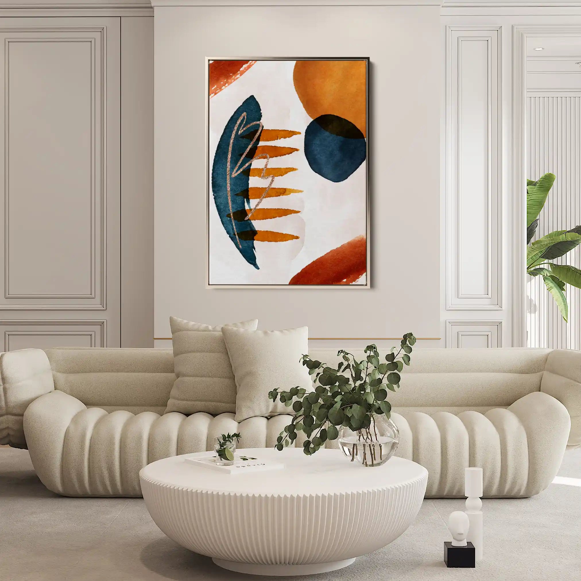 Boho 005 Canvas Art 60 x 40 cm / Black