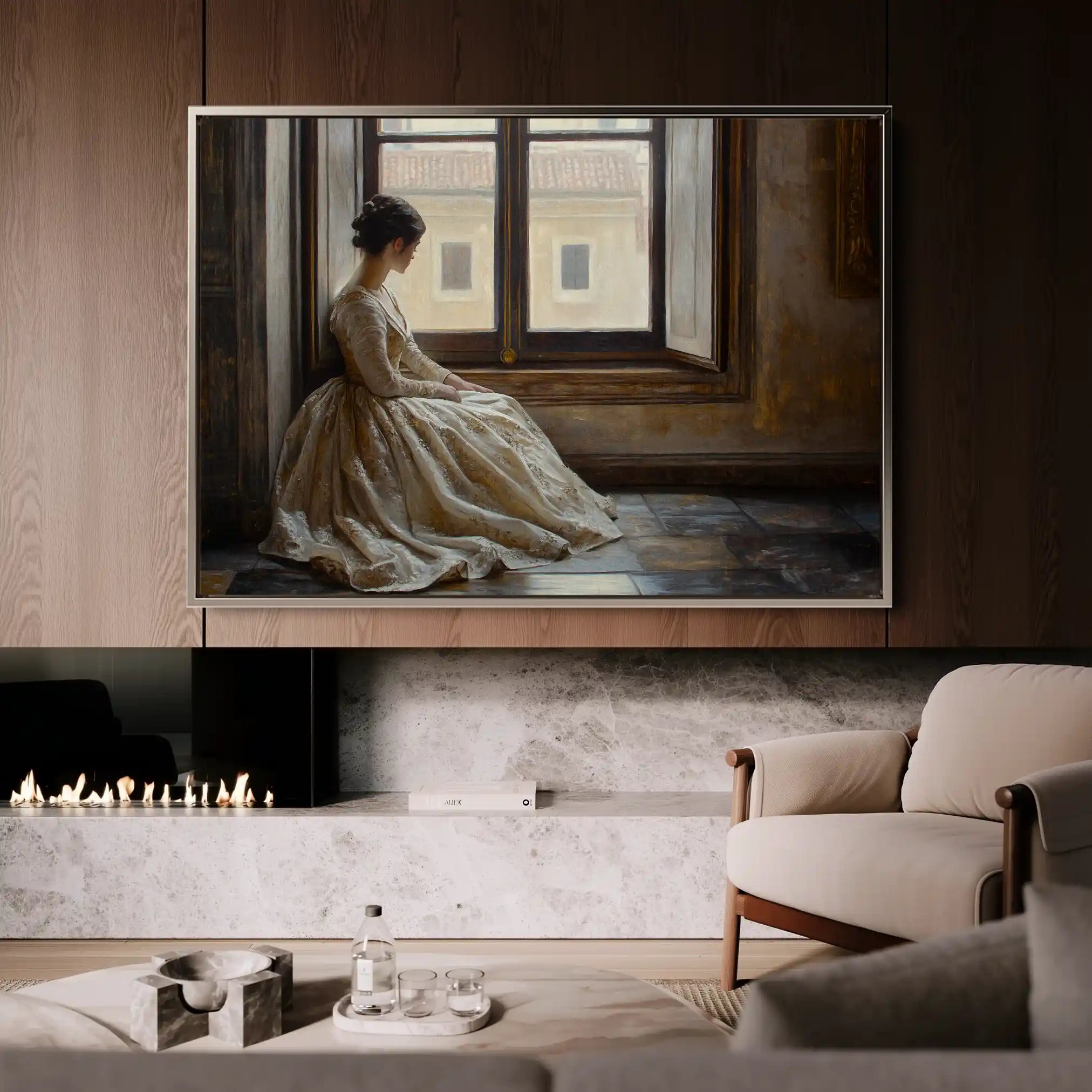 Classic 005 Canvas Art 60 x 40 cm / Black