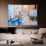 Landscape 005 Canvas Art 60 x 40 cm / Black