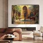 Orientalist 005 Canvas Art 60 x 40 cm / Black
