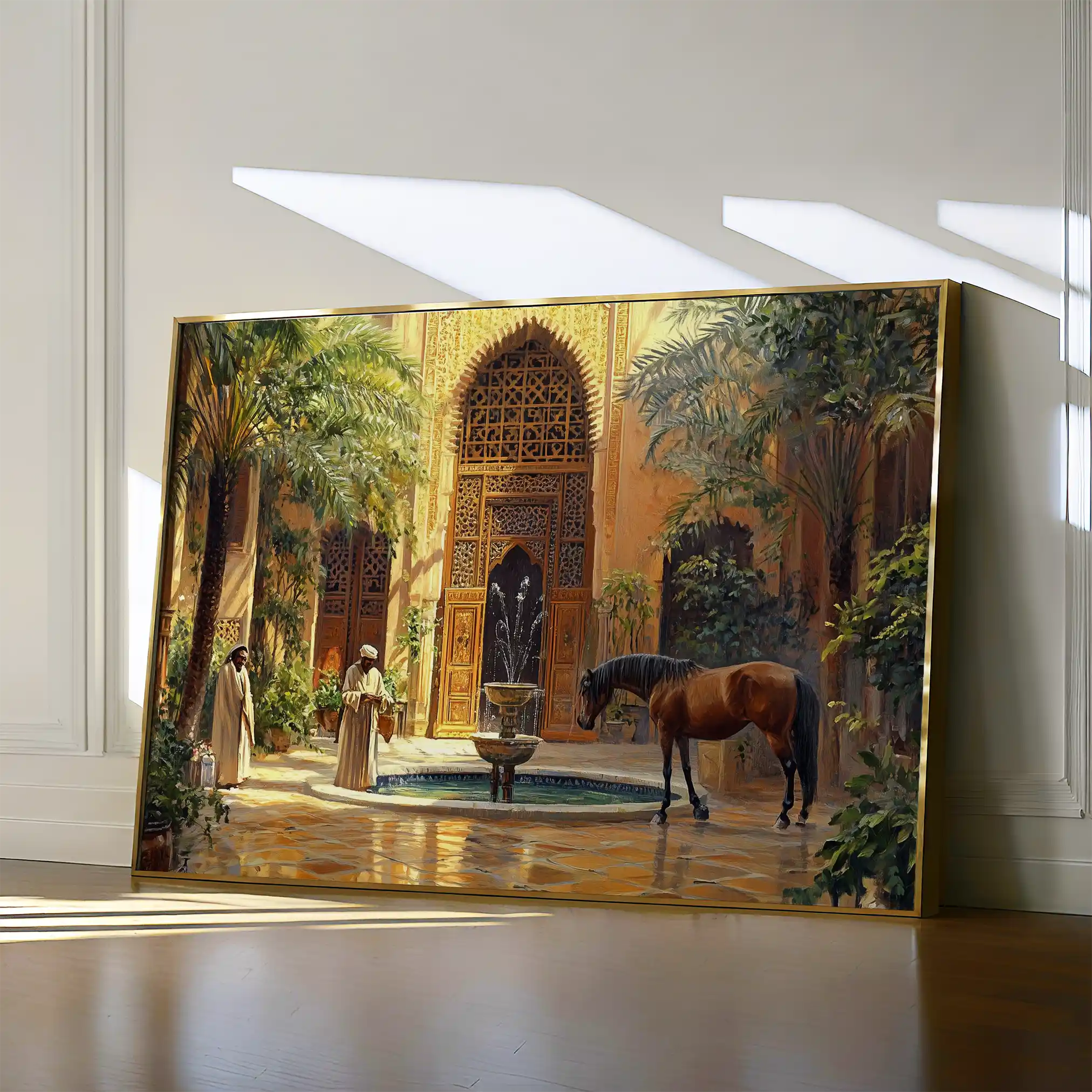 Orientalist 005 Canvas Art 60 x 40 cm / Black
