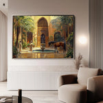 Orientalist 005 Canvas Art 60 x 40 cm / Black