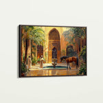 Orientalist 005 Canvas Art 60 x 40 cm / Black