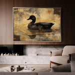 Animals 006 Canvas Art 60 x 40 cm / Black