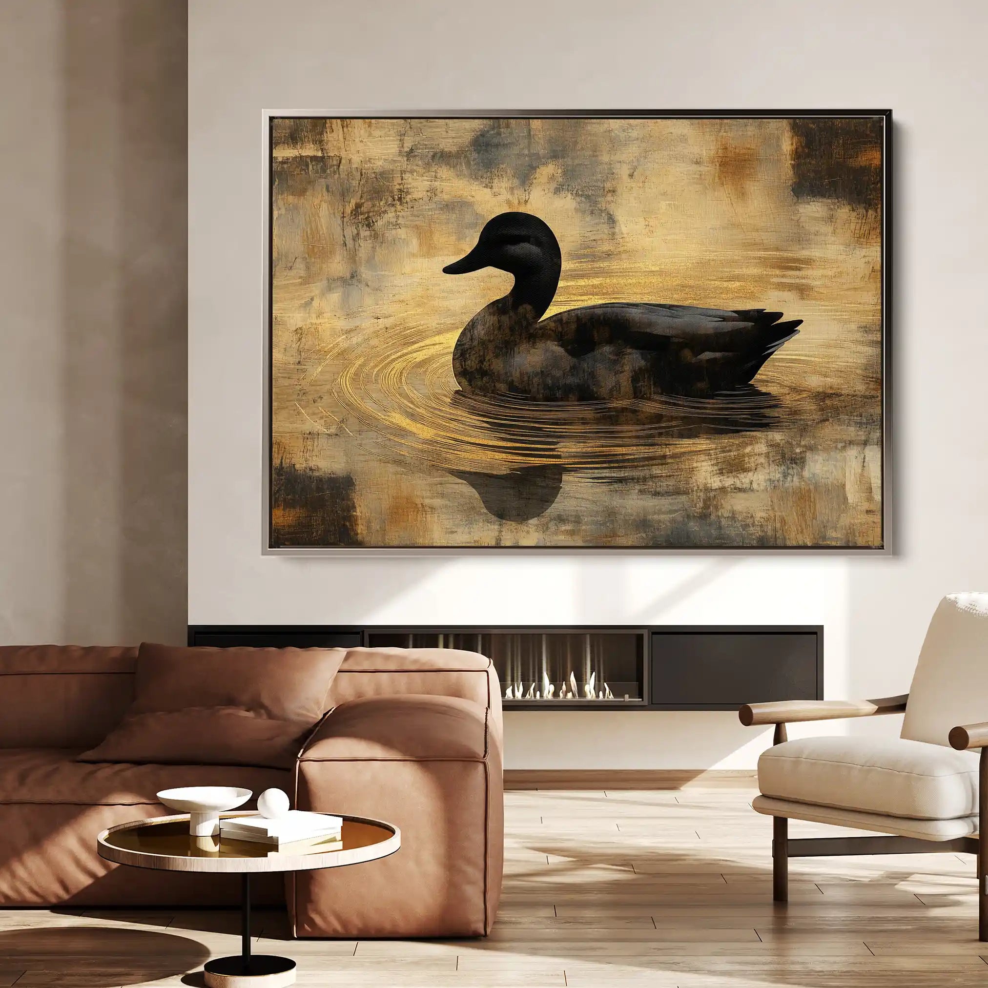 Animals 006 Canvas Art 60 x 40 cm / Black