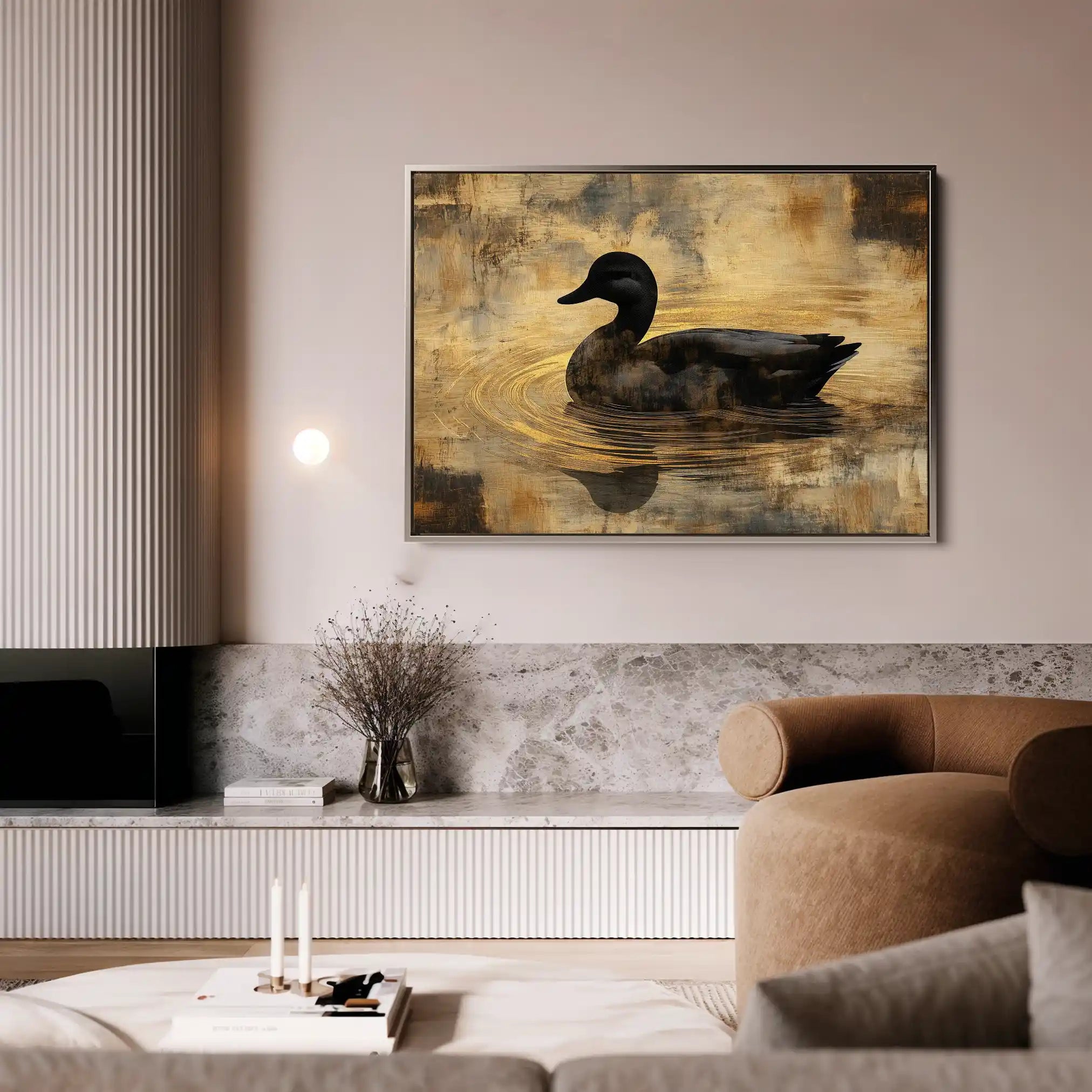 Animals 006 Canvas Art 60 x 40 cm / Black